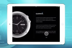 Catálogo digital Garmin iPad